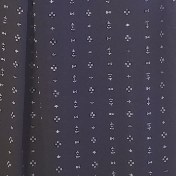 Navy patterned blouse - Picture 3 of 3